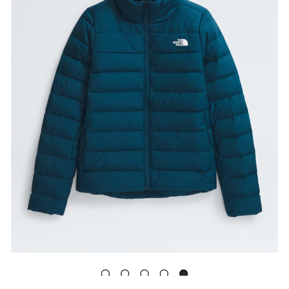 The North Face Teal Puffer Jacket